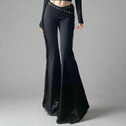 Mag Stud-Lace Flare Pants