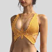 Butterfly Crochet Top