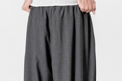 Wide-Leg Elegant Cotton Trousers