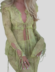 ANN Lightweight Skirt & Long-Sleeve Top Set