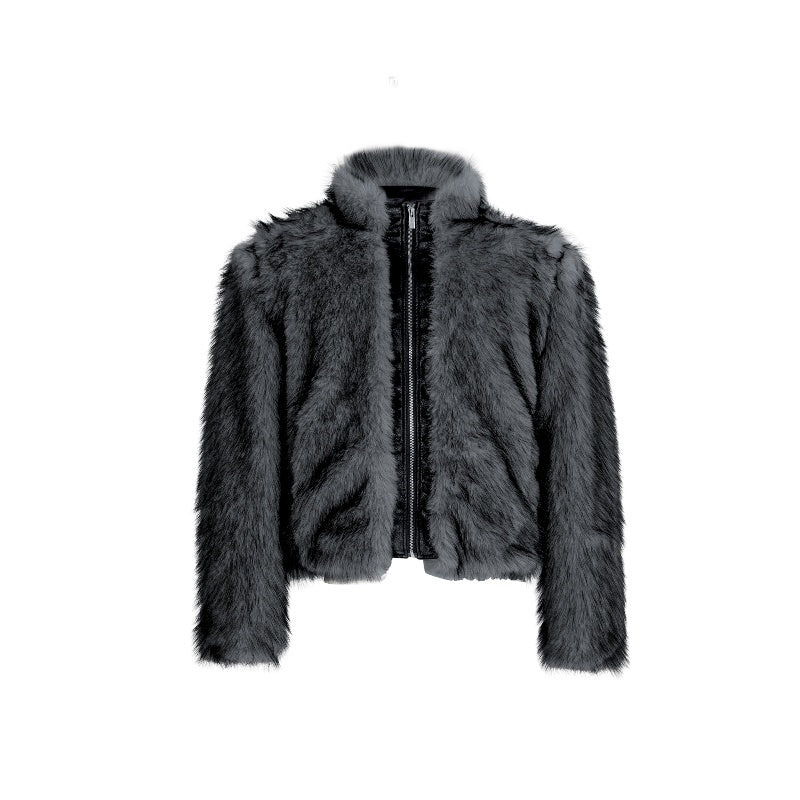 CO CC Brown Fur Coat