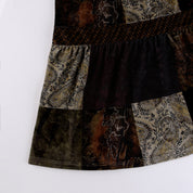 YO Vintage Velvet Skirt
