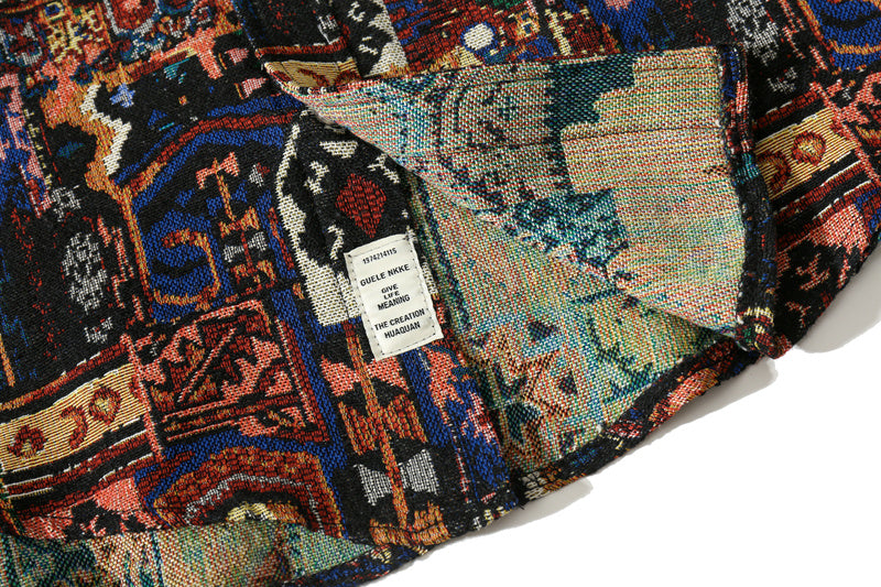 YO Psychedelic Embroidered Shirt