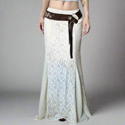 Lil White Lace Maxi Skirt