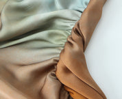 Multicolor Midi Satin Dress