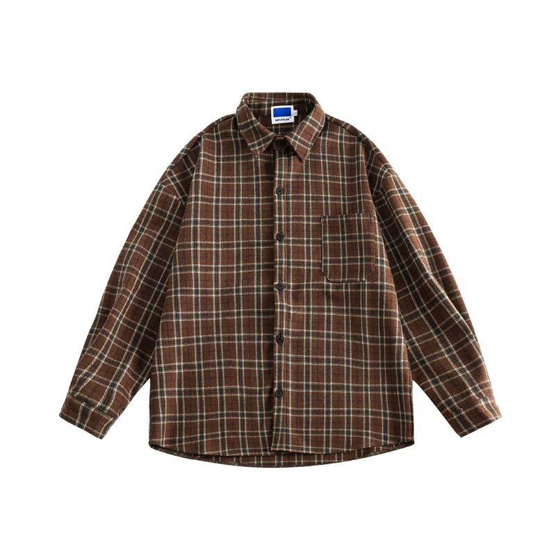 Vintage Plaid Long Shirt