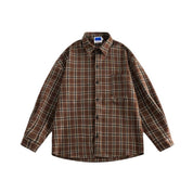 Vintage Plaid Long Shirt