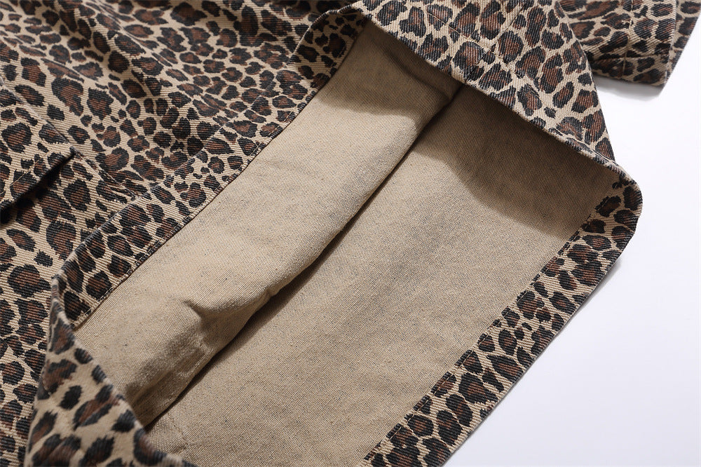 Leopard Shirt & Shorts Set