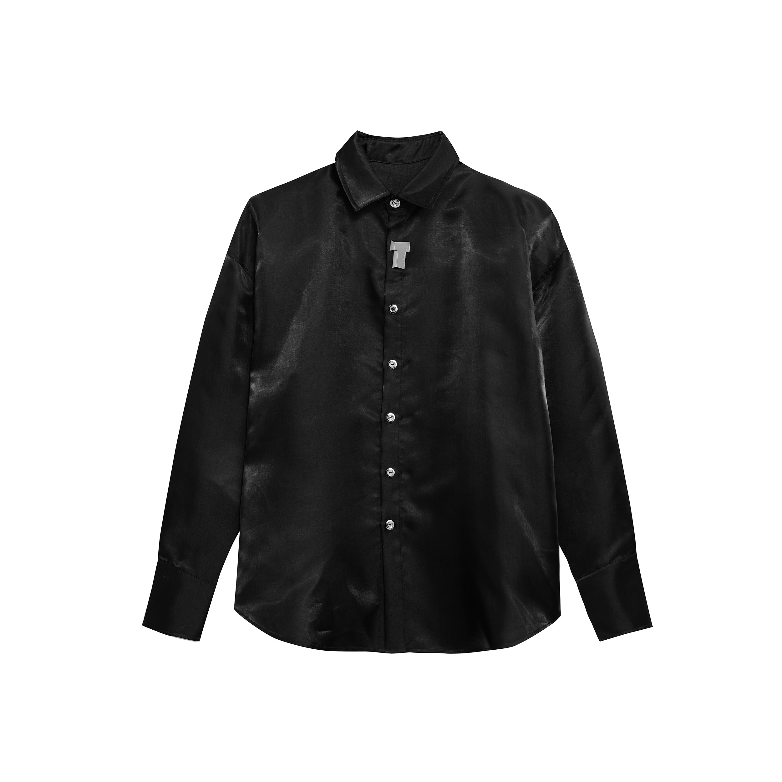 Elegant Cotton Shirt with Buckle