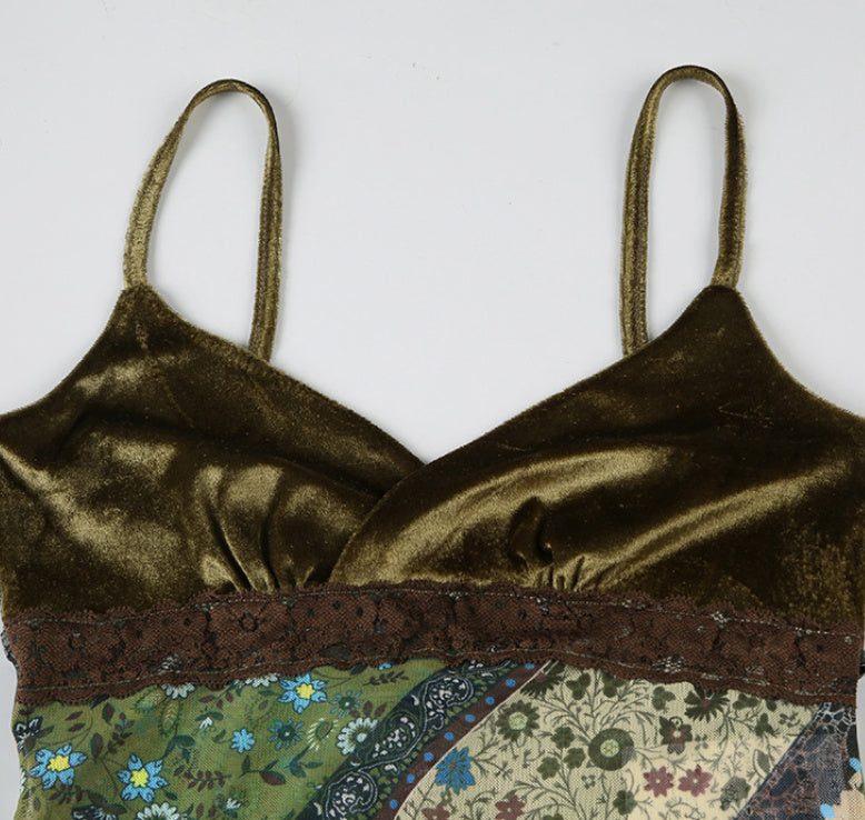 P Half-Velvet Tank