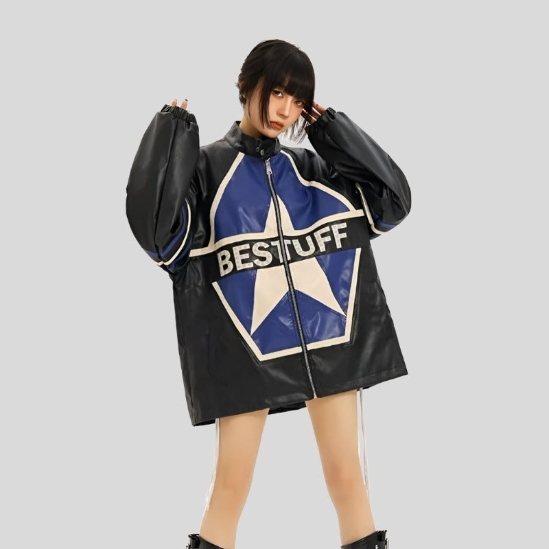 BES American Retro Leather Jacket