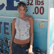 One-Sleeve Stars Tank