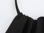 LIL Mini Fur Dress with Buckle