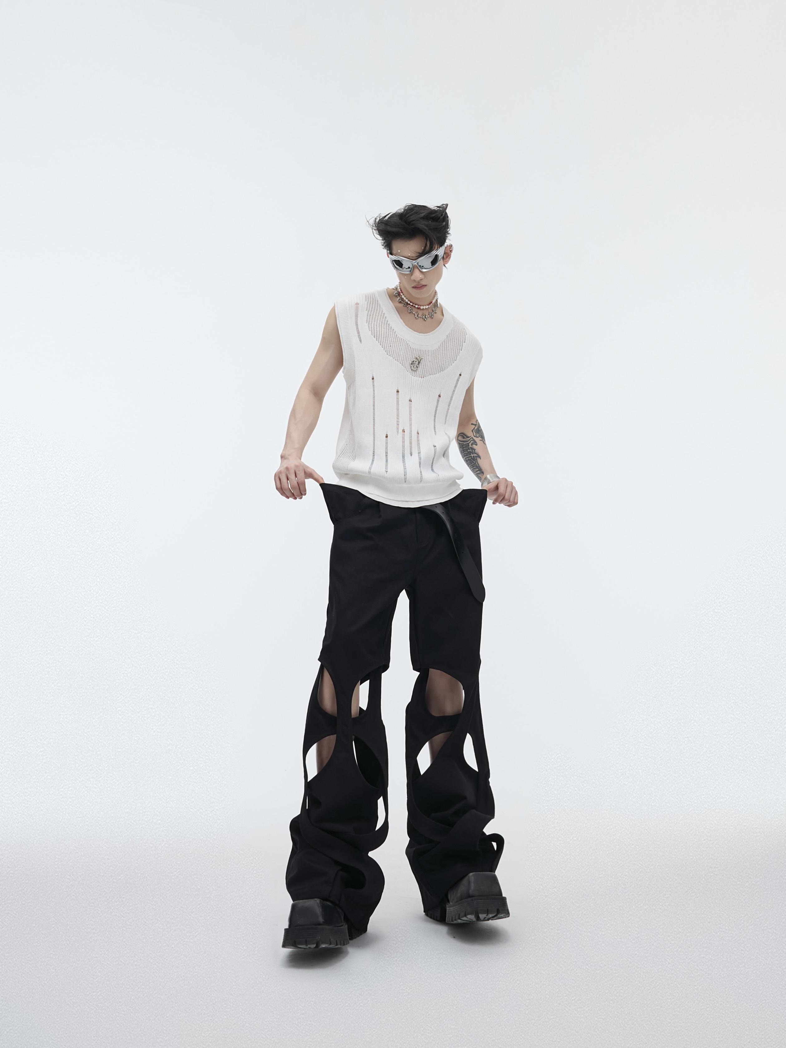 NOMADIC Torn Buckle Mesh Tank