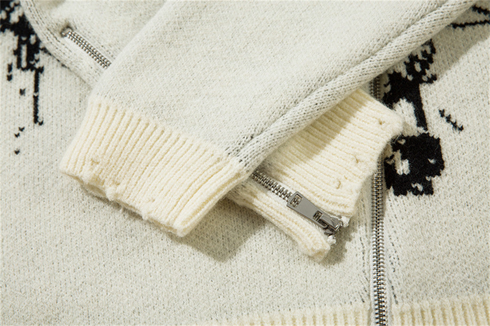 HOK Butterfly Zip Knit