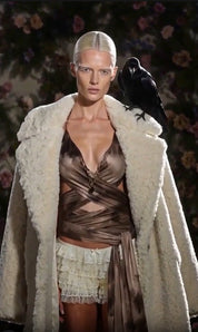 WIN White Fur Coat
