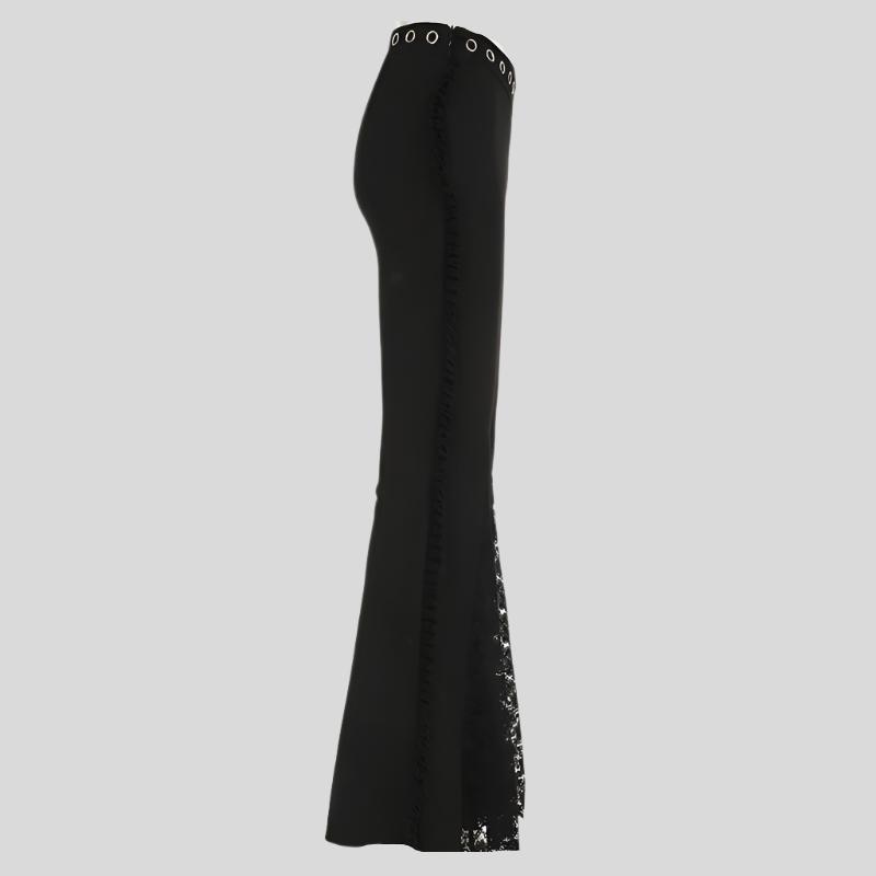 Mag Stud-Lace Flare Pants