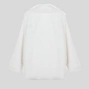 TEMPO White Fur Coat