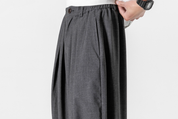 Wide-Leg Elegant Cotton Trousers