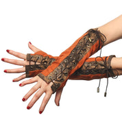 Hand-tied gloves