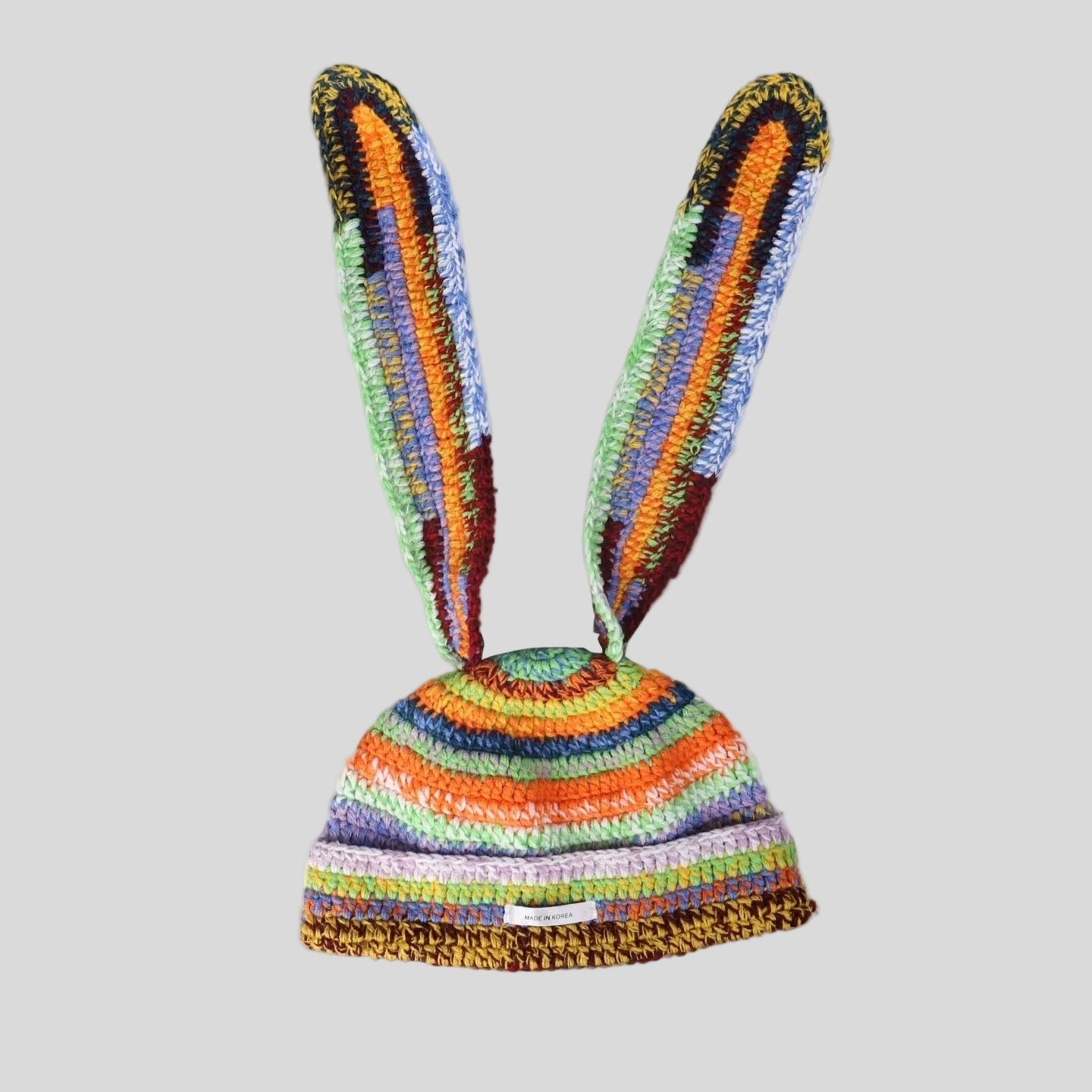 Knitted rabbit hat