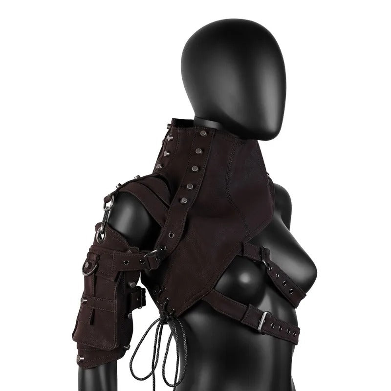 Black leather strap