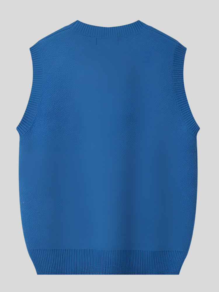 Sun-Eye Print Vest