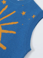 Sun-Eye Print Vest