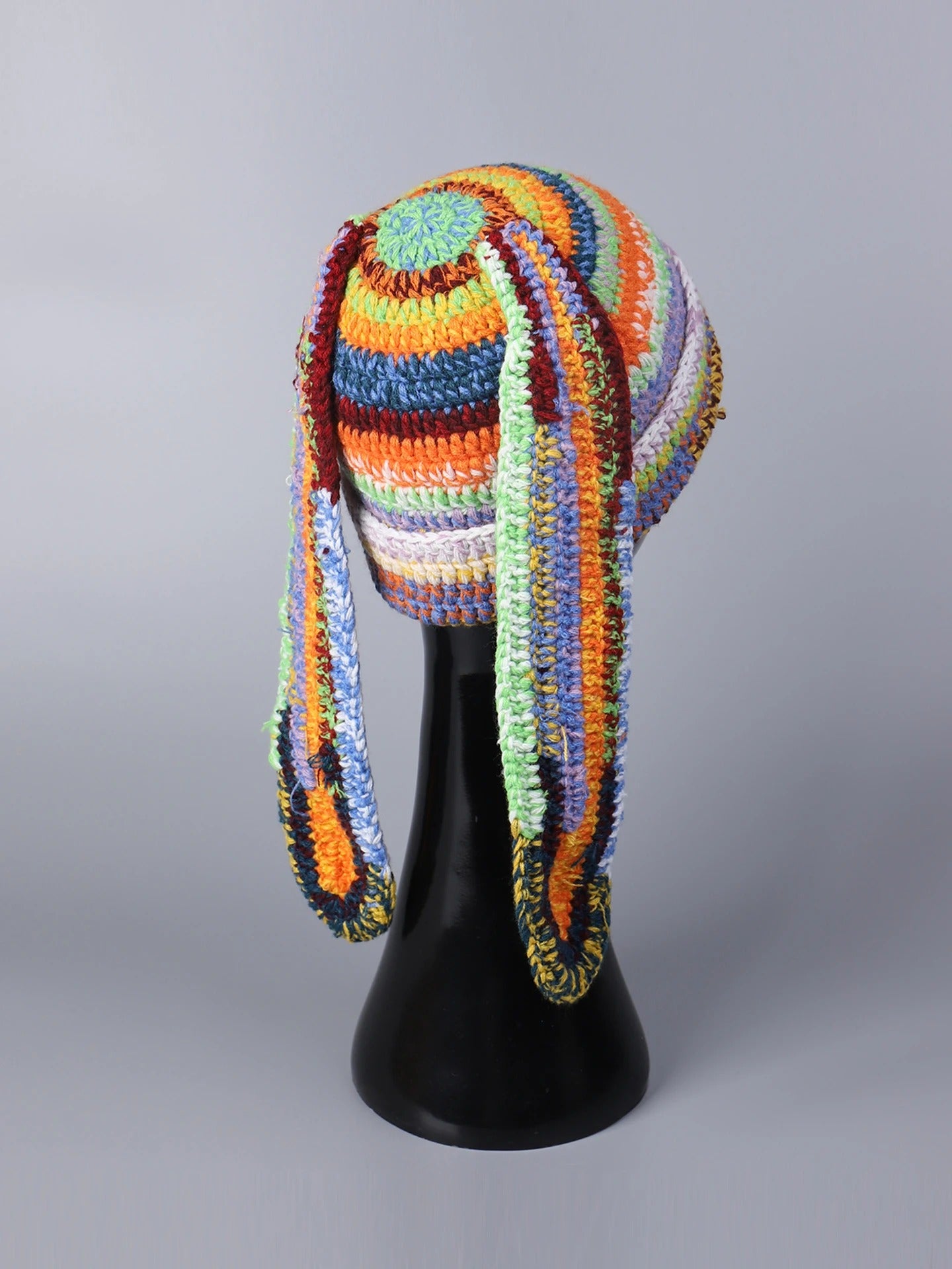 Knitted rabbit hat