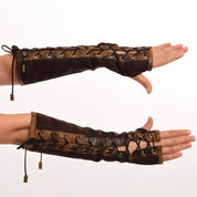 Hand-tied gloves