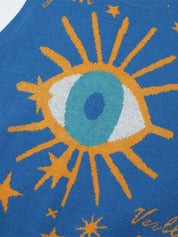 Sun-Eye Print Vest