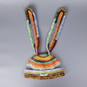 Knitted rabbit hat