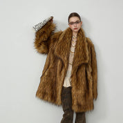 TIP Brown Fur Coat