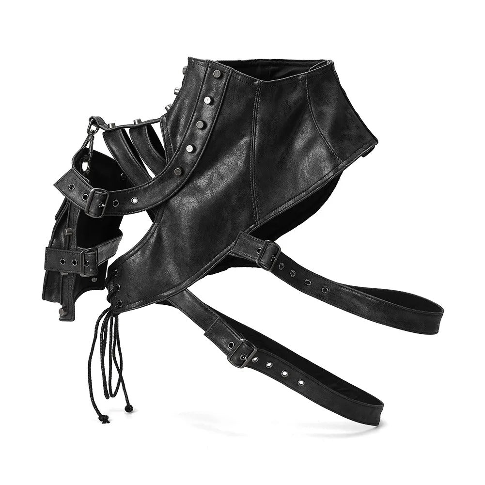 Black leather strap