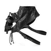 Black leather strap