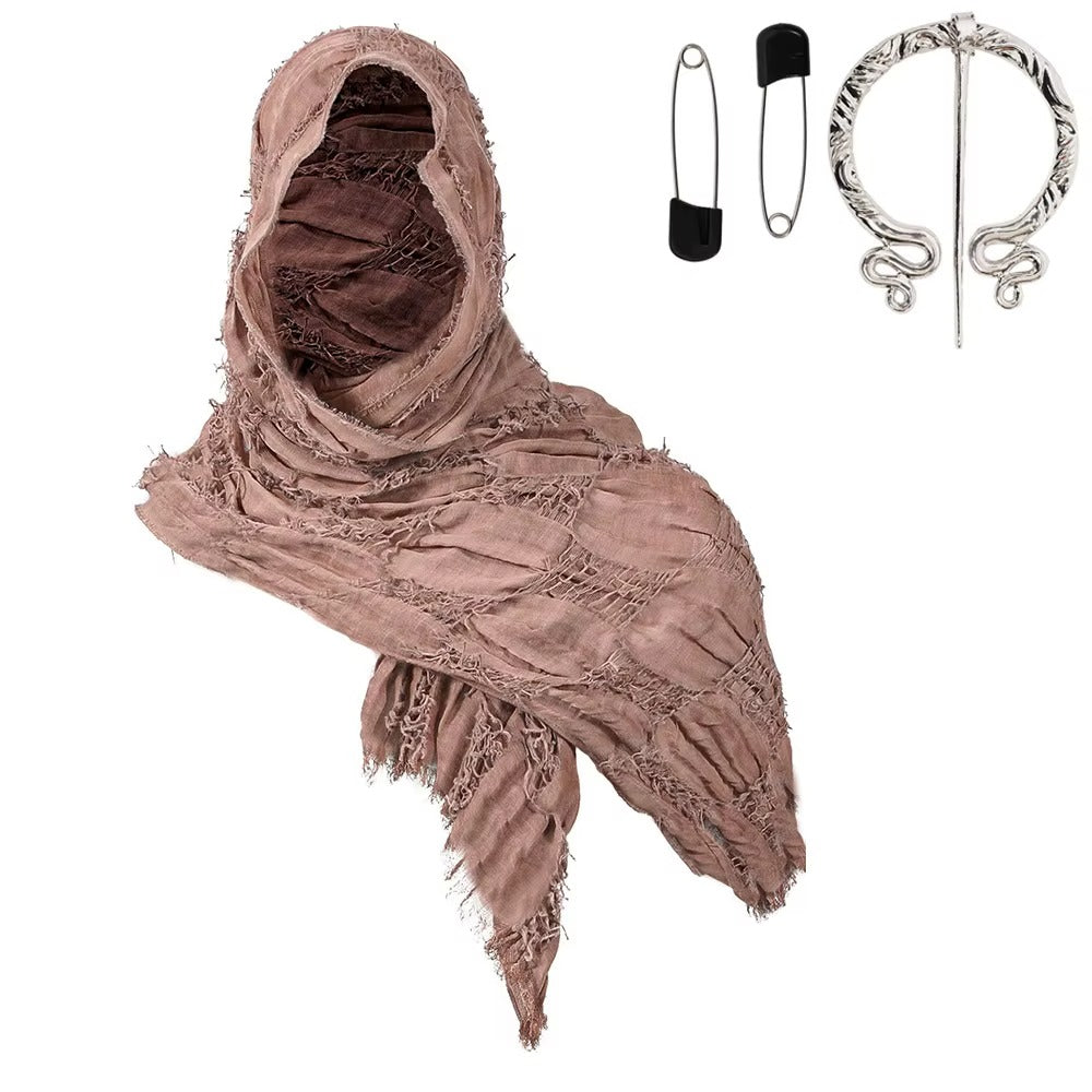 Cotton Scarf with Buckle- Festivals