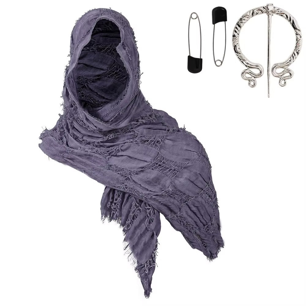 Cotton Scarf with Buckle- Festivals